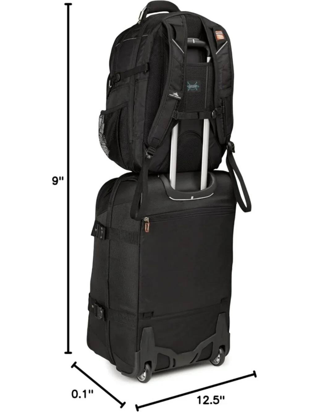Stylish TSA-Friendly Laptop Backpack, Black, Durable, One Size, Travel Essential